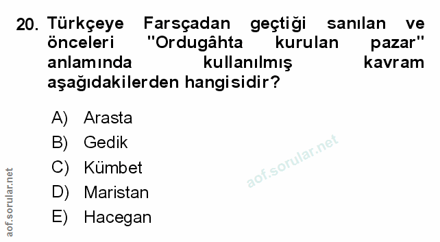 Soru 20