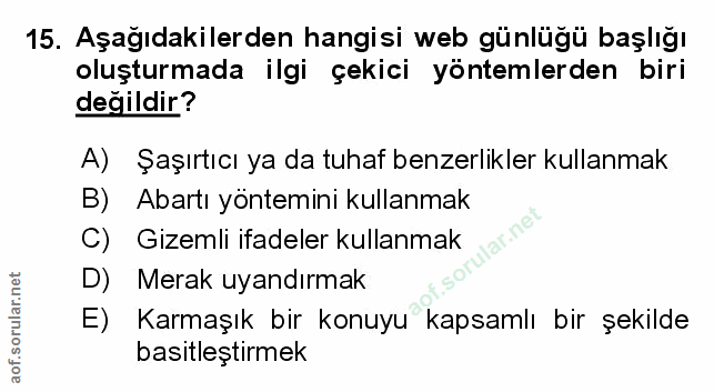 Soru 15