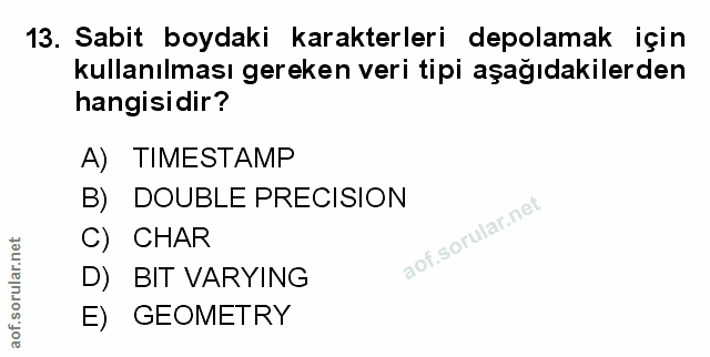 Soru 13