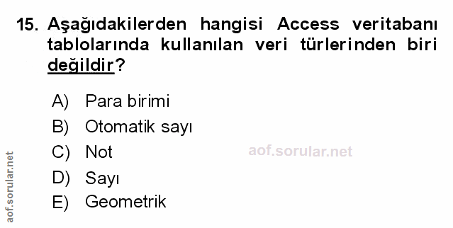Soru 15