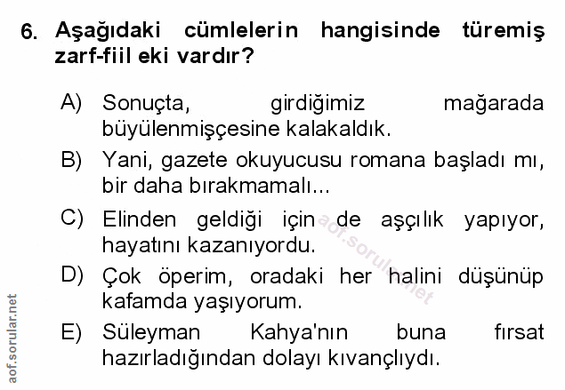 Soru 6