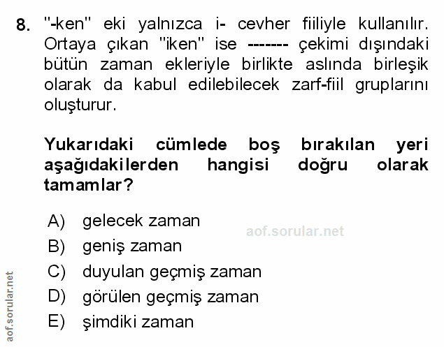 Soru 8