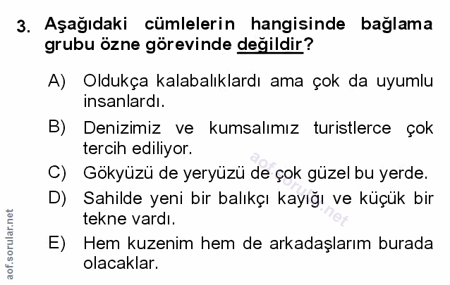 Soru 3