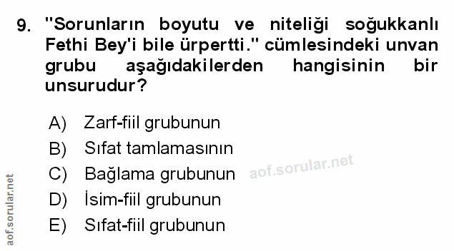 Soru 9
