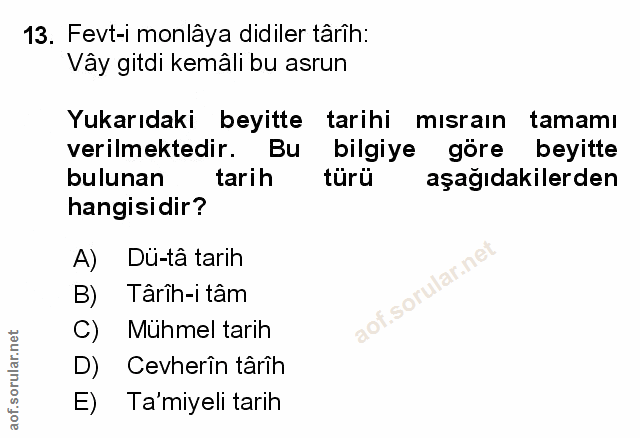 Soru 13