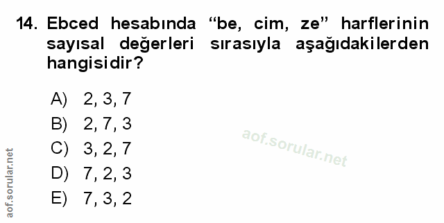 Soru 14