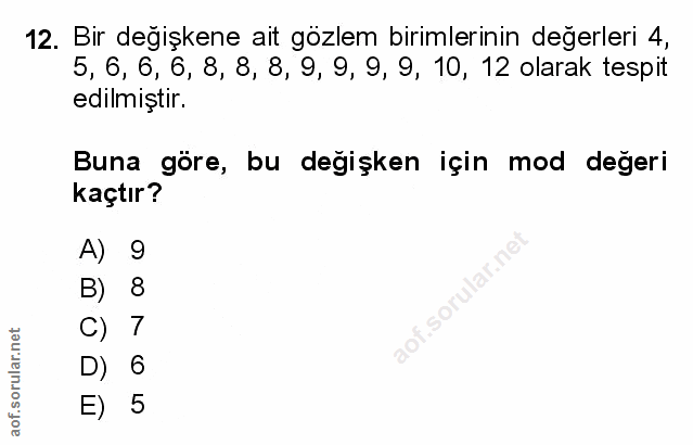 Soru 12
