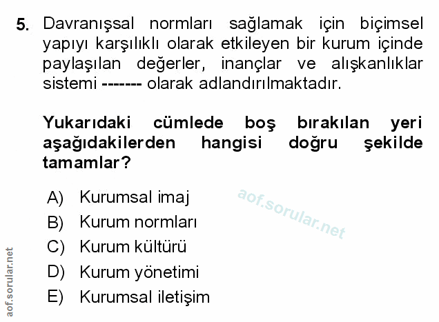 Soru 5
