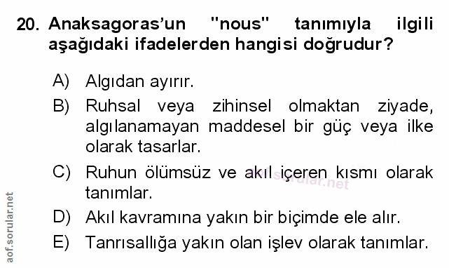 Soru 20