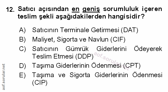 Soru 12