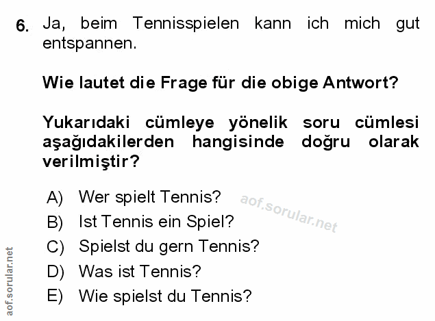 Soru 6