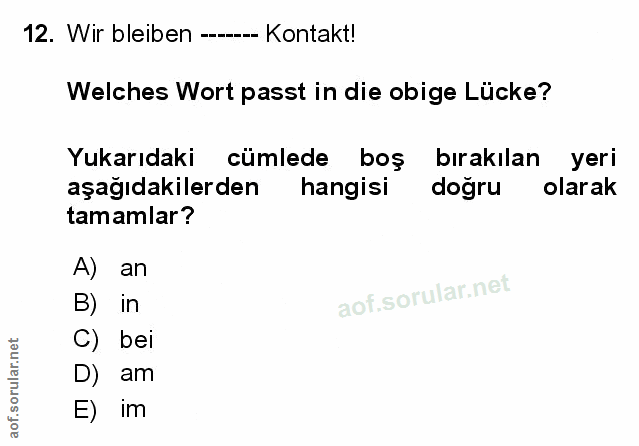 Soru 12