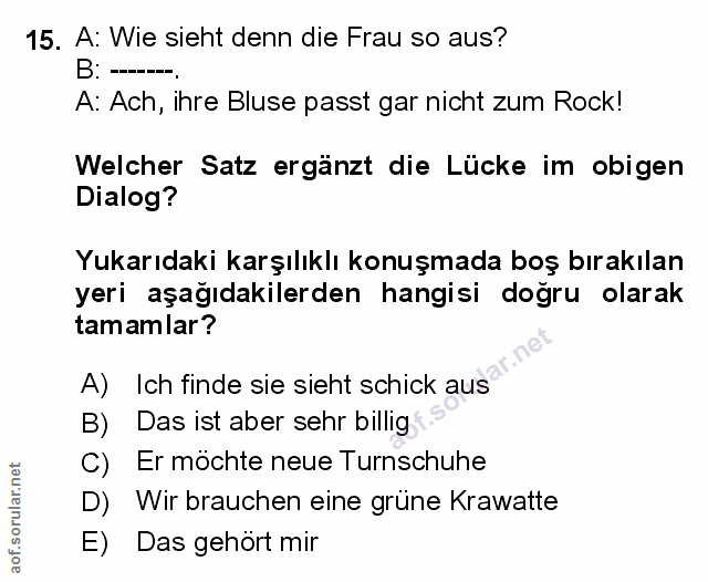 Soru 15