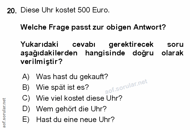 Soru 20