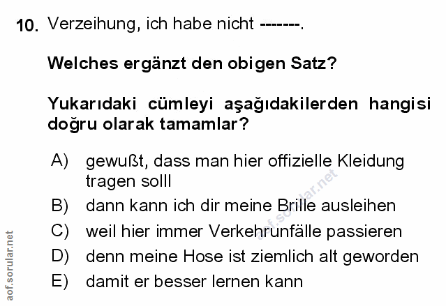 Soru 10