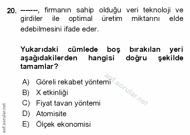 Soru 20