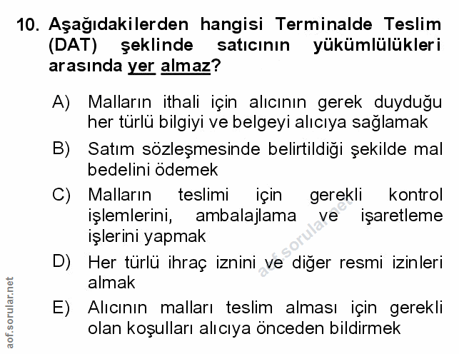 Soru 10