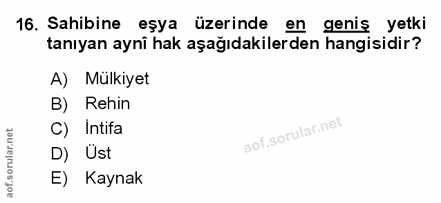 Soru 16