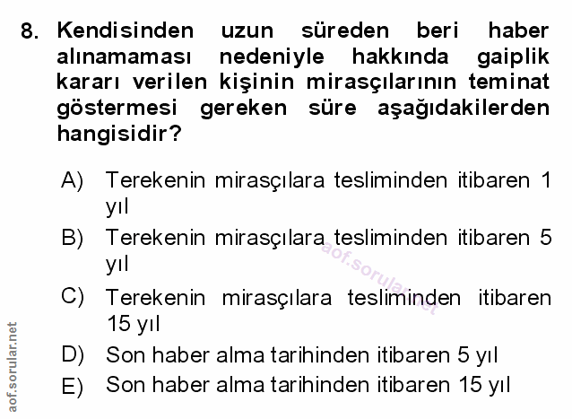 Soru 8