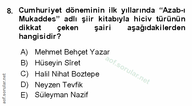 Soru 8