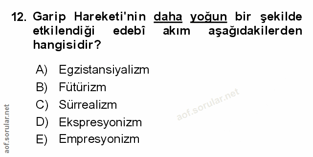 Soru 12
