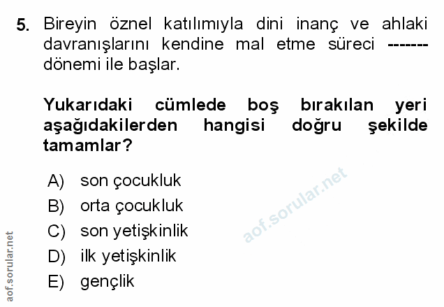 Soru 5