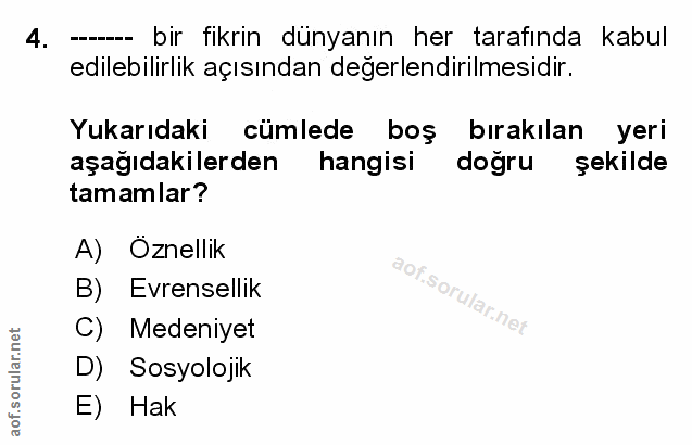 Soru 4