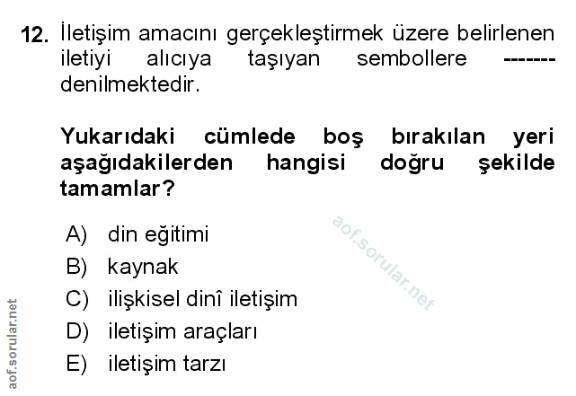Soru 12