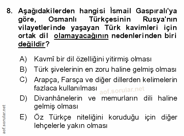 Soru 8