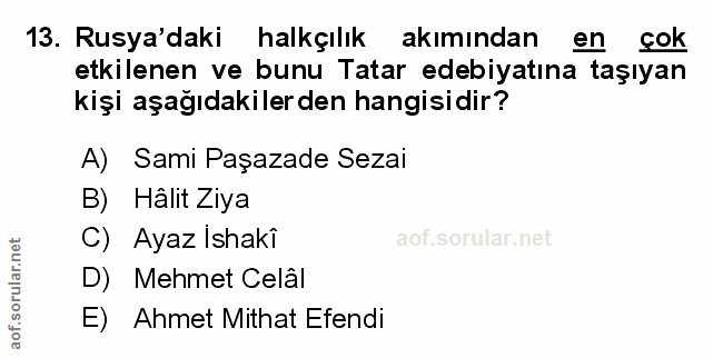 Soru 13