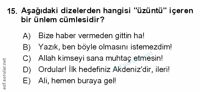 Soru 15