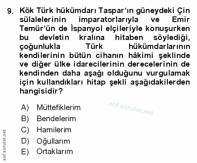 Soru 9