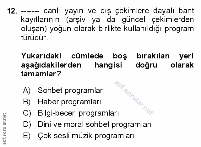 Soru 12