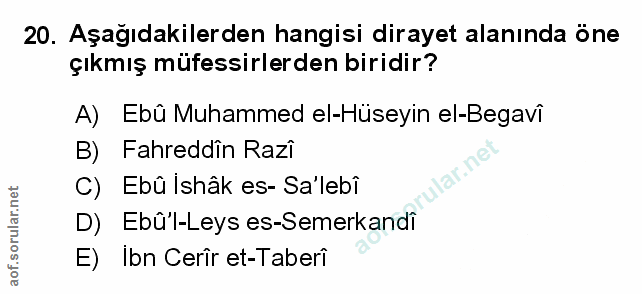Soru 20