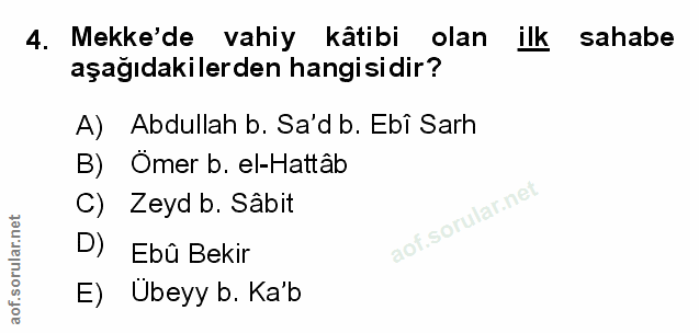 Soru 4
