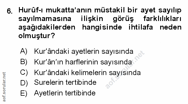 Soru 6