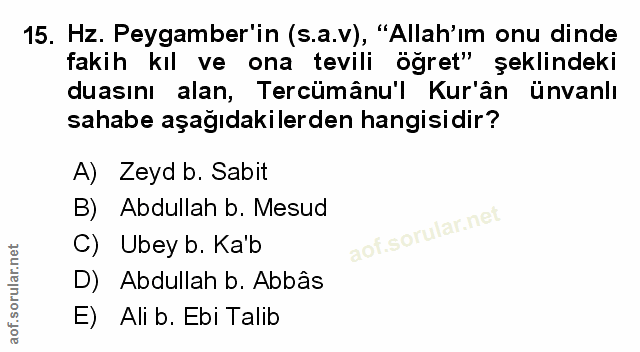 Soru 15