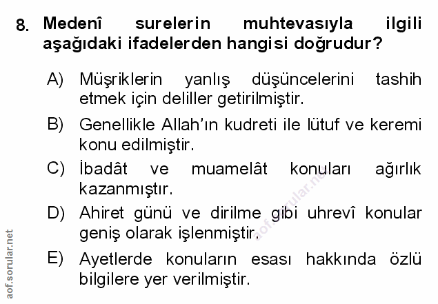 Soru 8