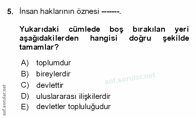 Soru 5