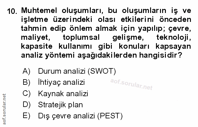 Soru 10