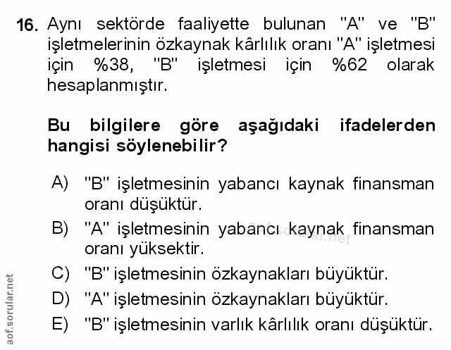 Soru 16