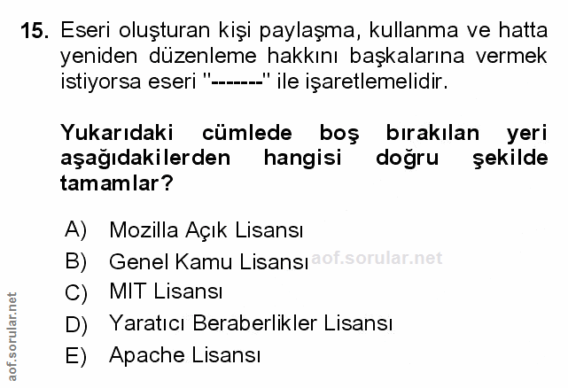 Soru 15