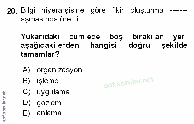 Soru 20