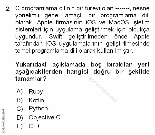 Soru 2