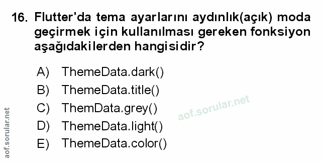 Soru 16