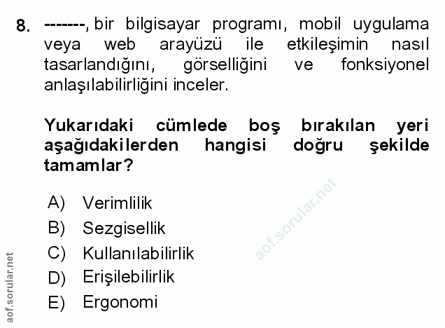 Soru 8