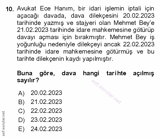 Soru 10
