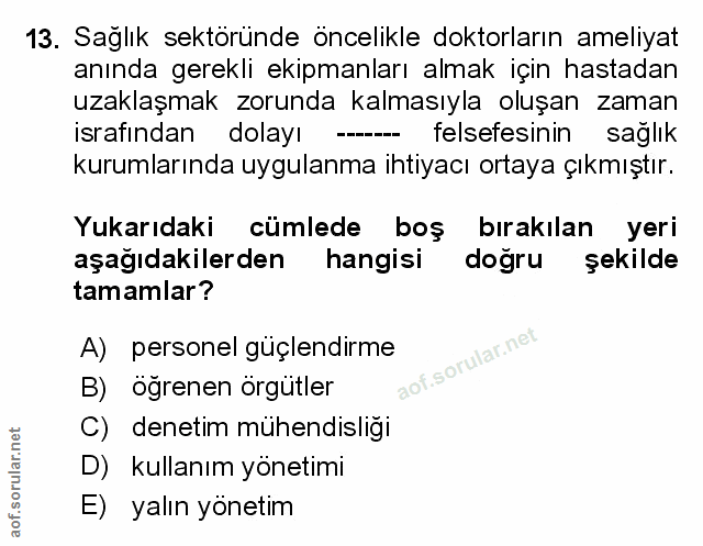 Soru 13