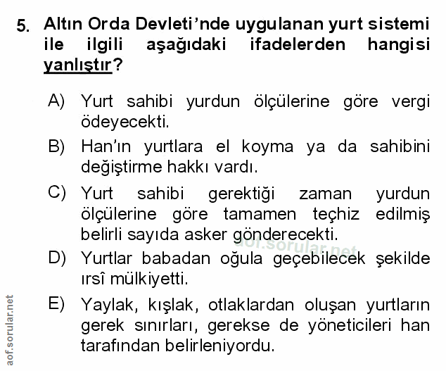 Soru 5