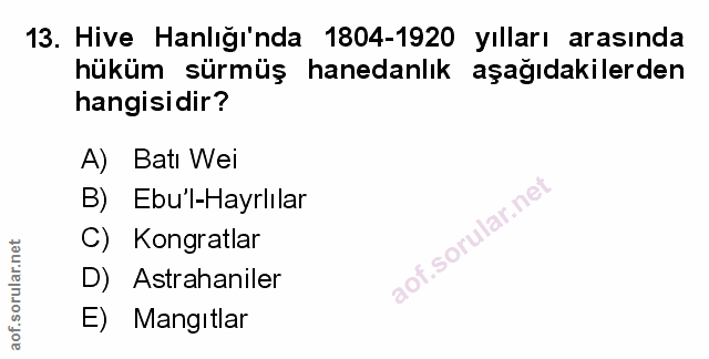 Soru 13